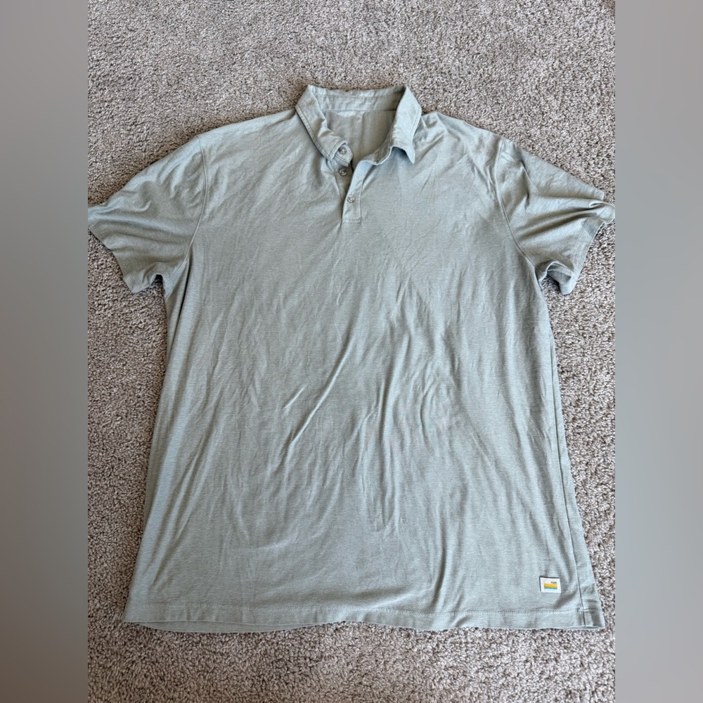 Men’s Vuori Green Strato Tech Polo Size XL